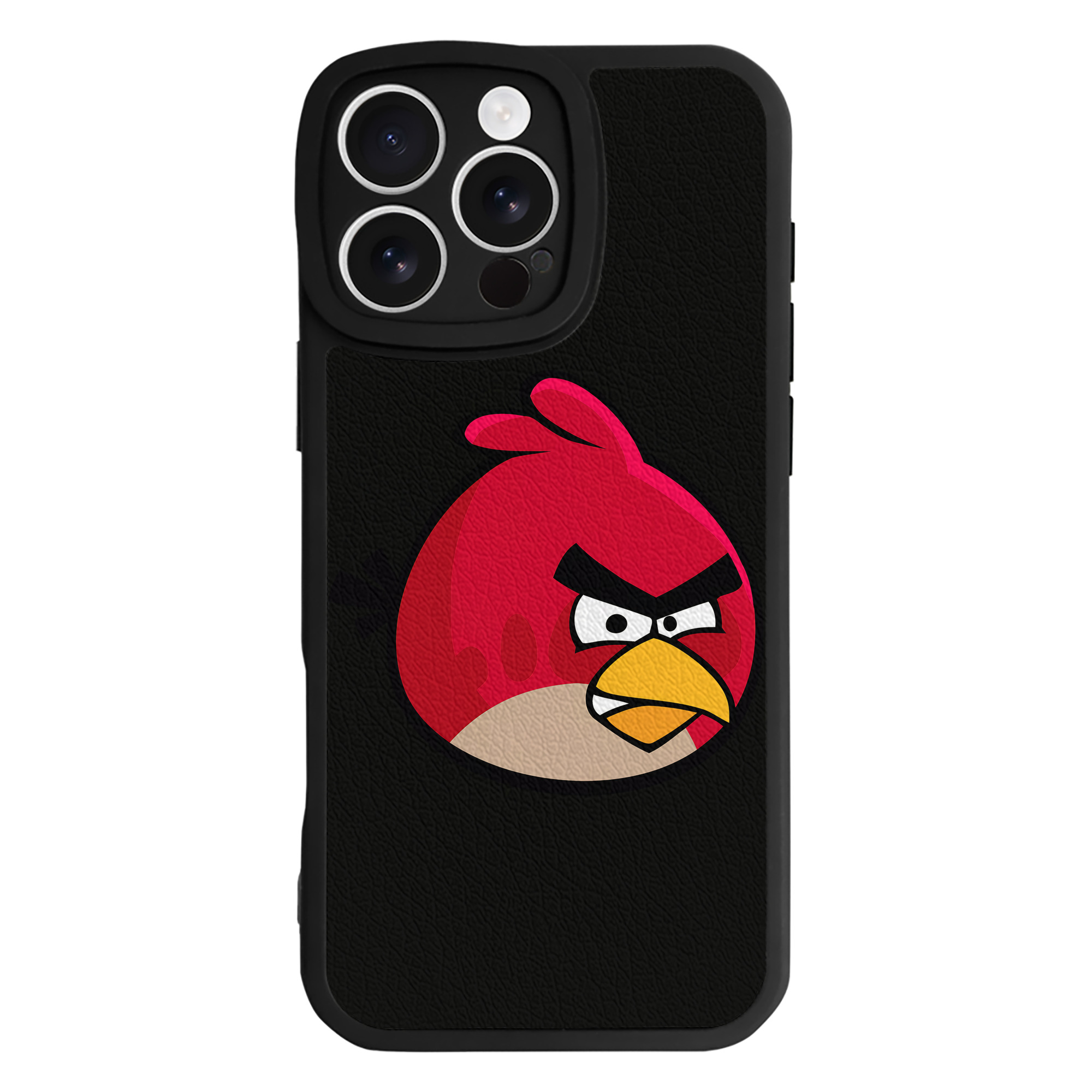 （画像用） Angry Birds アングリーバード 【iPhone 16シリーズ対応】シリコンスマホケース（レザー調） 材質：シリコン